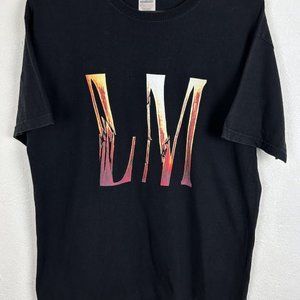 00s Vintage L&m Cigarettes Flame Matches Logo T-shirt